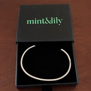 Mint & Lily Elegant Silver Bracelet
